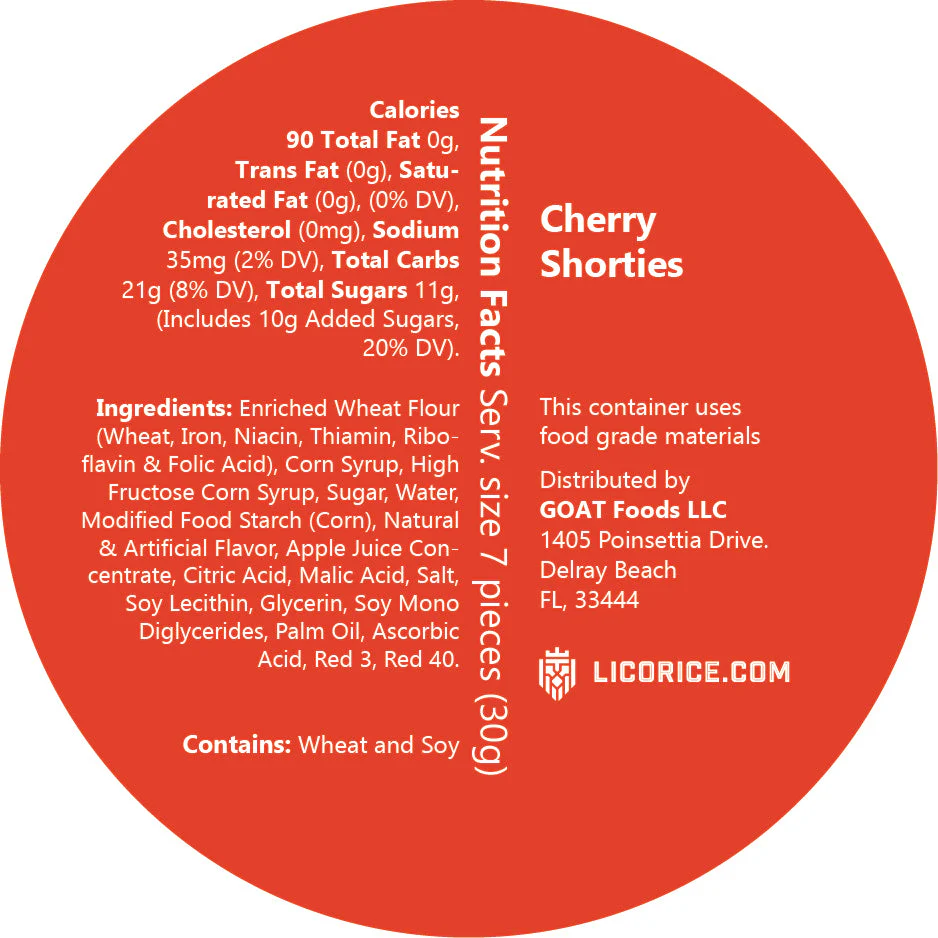 Cherry Shorties Licorice - Image 6